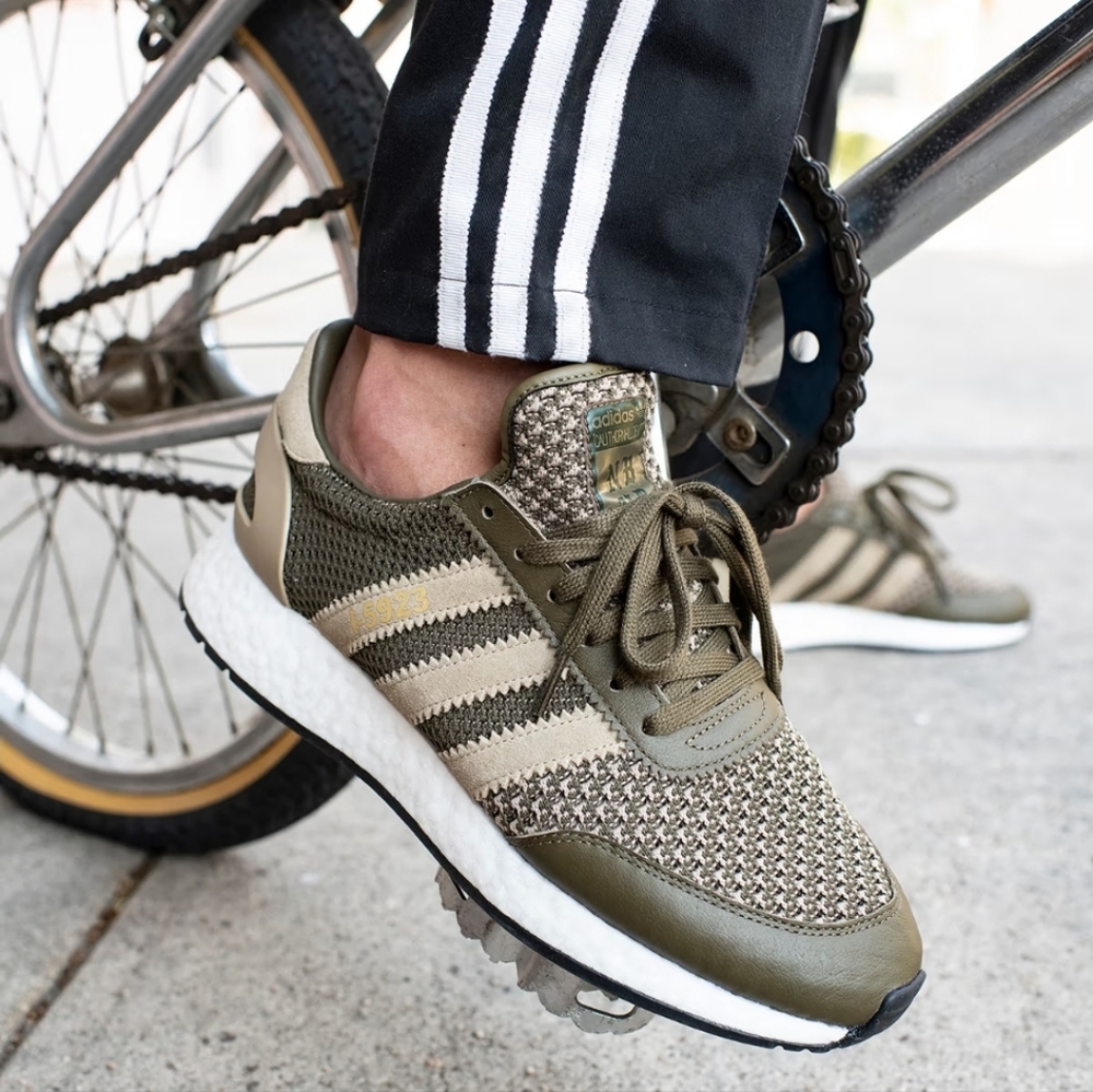Adidas I-5923 Neighborhood Olive/Green Trainers BNWT